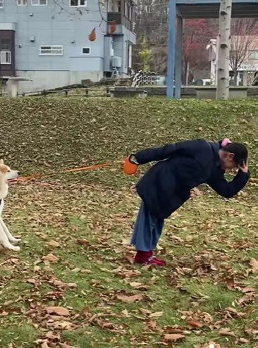 飼い主さんがマイケル化!?