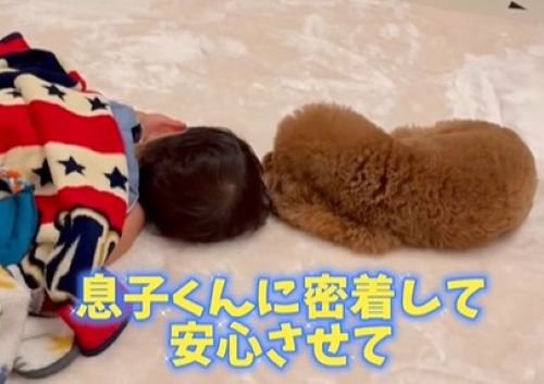 男の子を心配するレオくん5