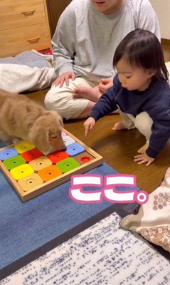 オヤツのありかを教えてくれました!