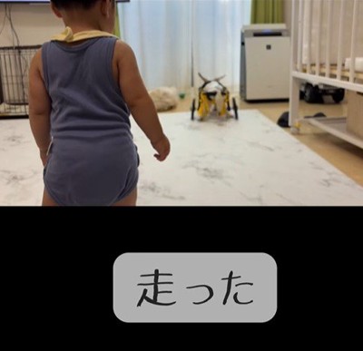 車椅子に挑戦する琥珀くん8