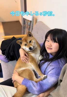 笑顔のお姉ちゃんとすももちゃん