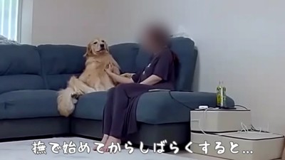 胸元をナデナデすると…