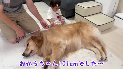 みんなで身長測定