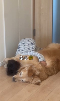 きなこちゃんと二度寝する男の子6