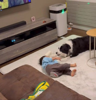 遊びに誘うのはこり男くん