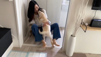 大好きな人との再会を喜ぶ虎丸くん3