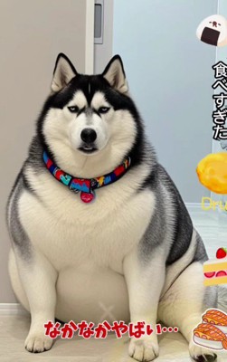 お相撲さんのような巨大犬に!