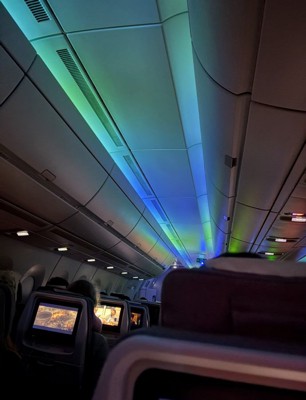 機内