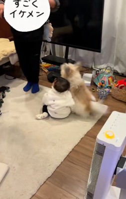 吠える小太郎くん