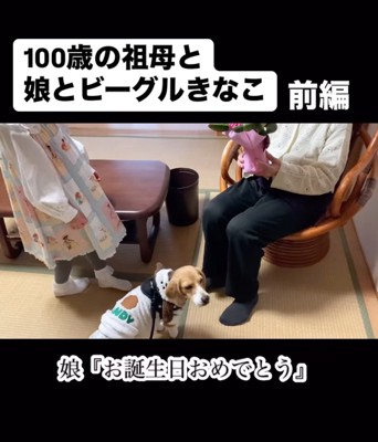 誕生日のお祝い