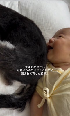 赤ちゃんは嬉しそう♪