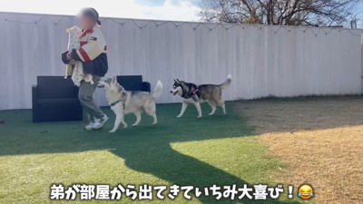 赤ちゃんを抱っこして歩くと…
