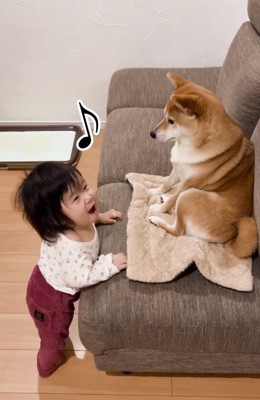 嬉しがるゆーちゃん