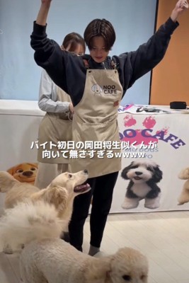 ひもを結び直して再挑戦