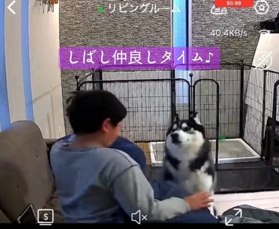 起きた息子さん