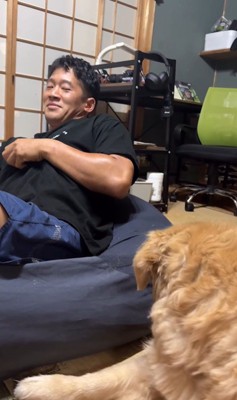 きんちゃんと飼い主さんのやり取り8