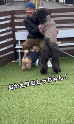ボンドくん＆アルくんとお父さんの再会7