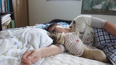 仲良く一緒にお昼寝♡