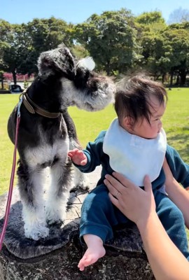 横を向くふたり