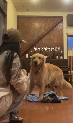 初めてカッパを着たライトくん8