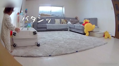 スーツケースを倒しちゃった