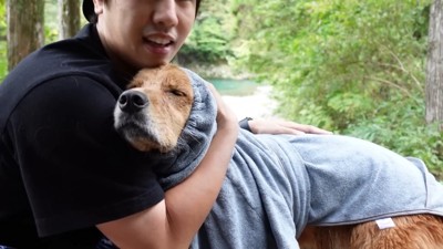 遊び疲れてウトウト…