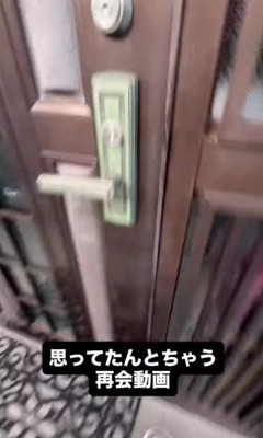 再会の様子を撮りたくて…