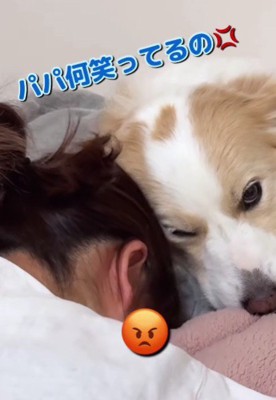 「なに笑ってるの!」