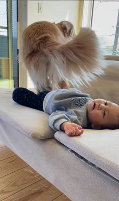 mellowくんに足を踏まれた男の子