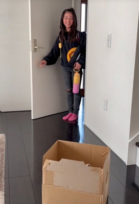 笑顔になる女の子