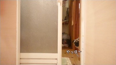 そばで待っていてくれるよう