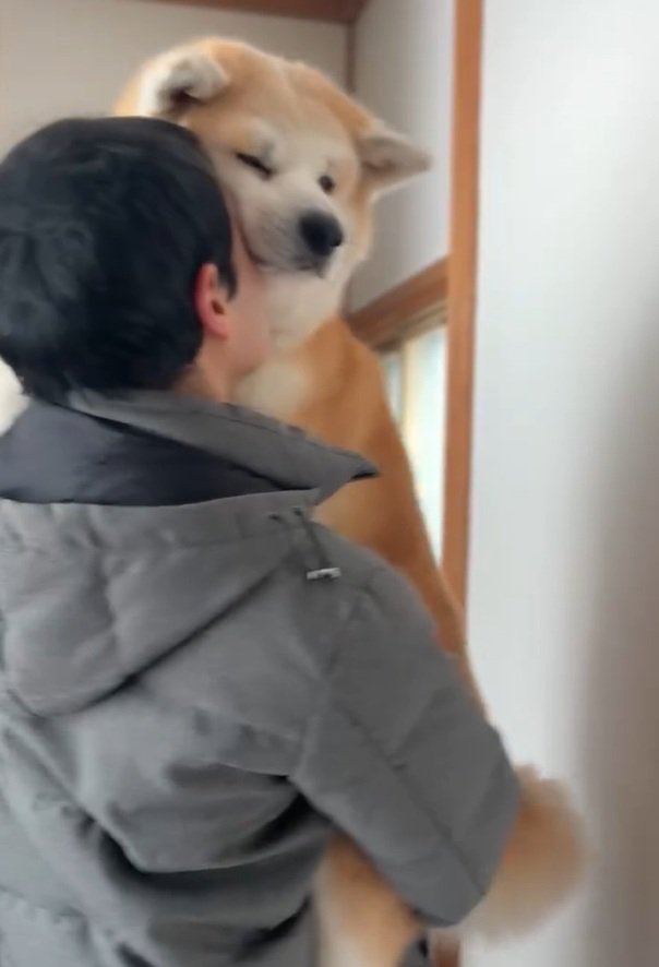 ご満悦のおはるちゃん