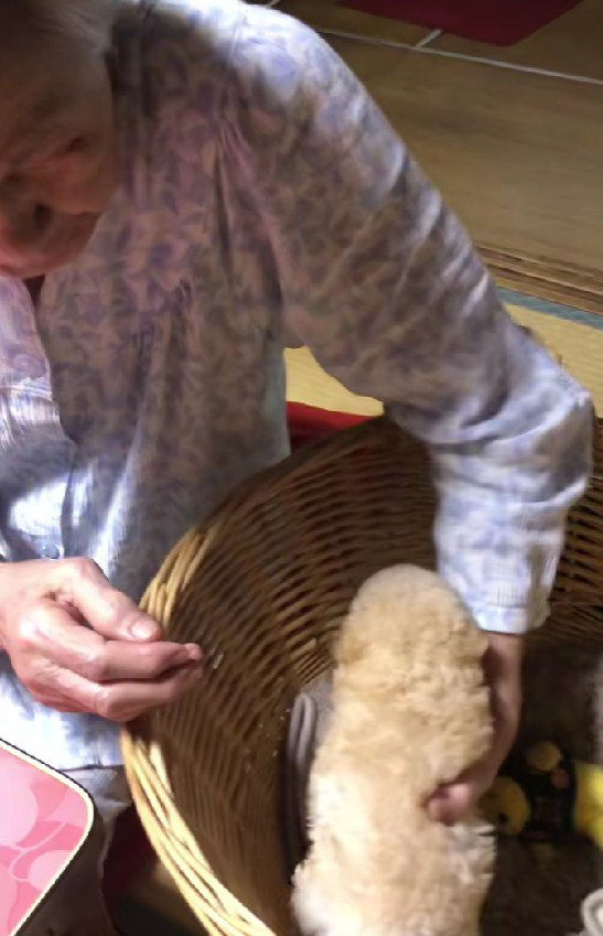 そっと抱き上げて…