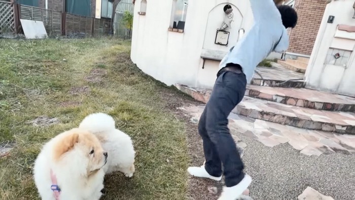 うっかり滑って転倒！！