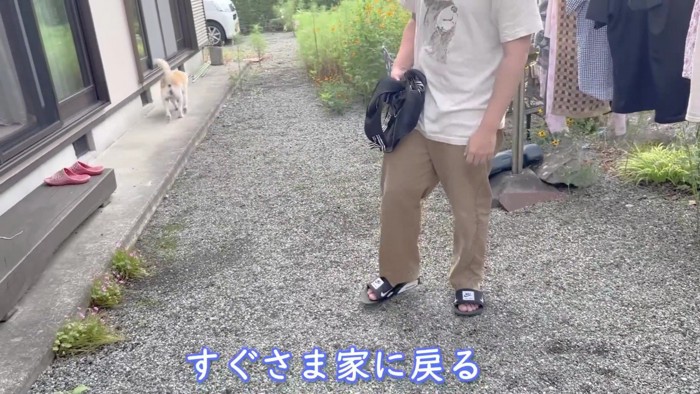 粛々と帰宅