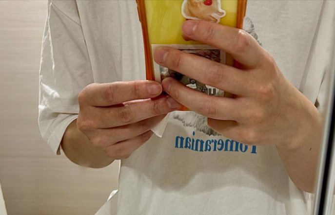 鏡に