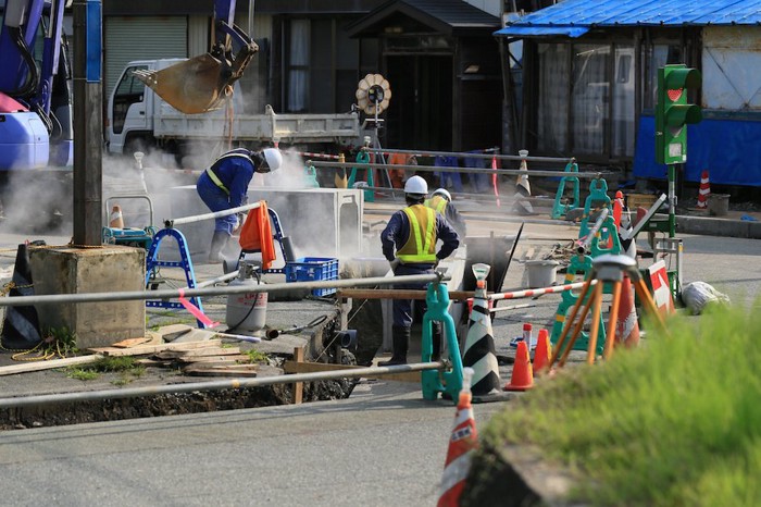 工事中の風景