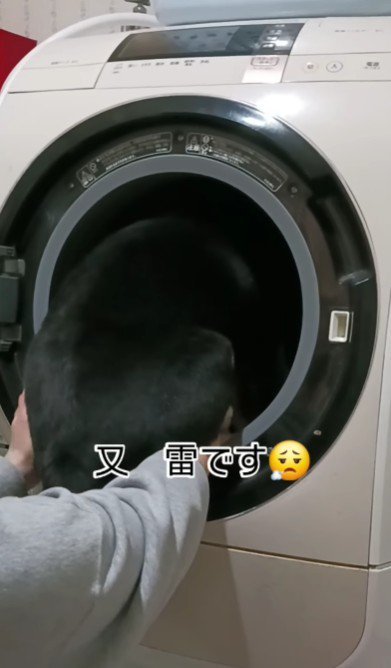 突然の雷鳴！！