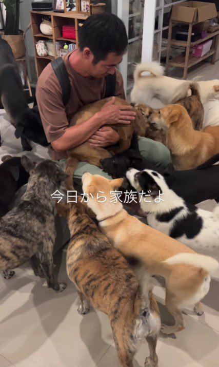 家族として受け入れることを決意