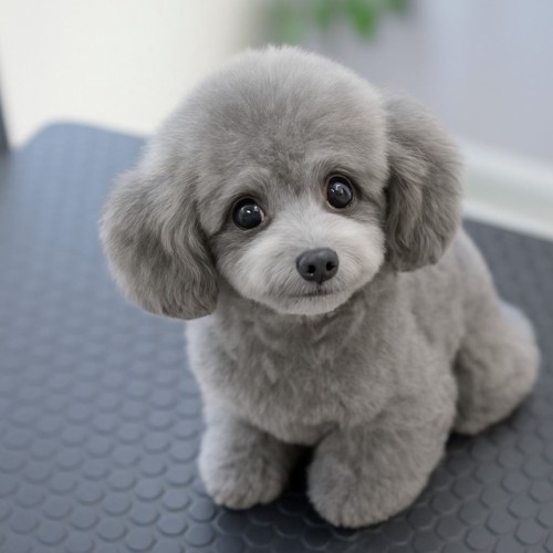 トイプードルのブルーの子犬