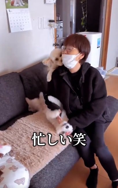 忙しいお母さん