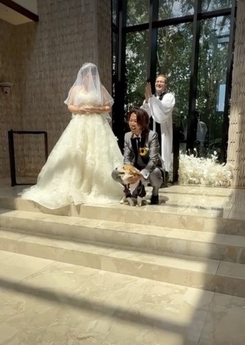 パパも嬉しそう