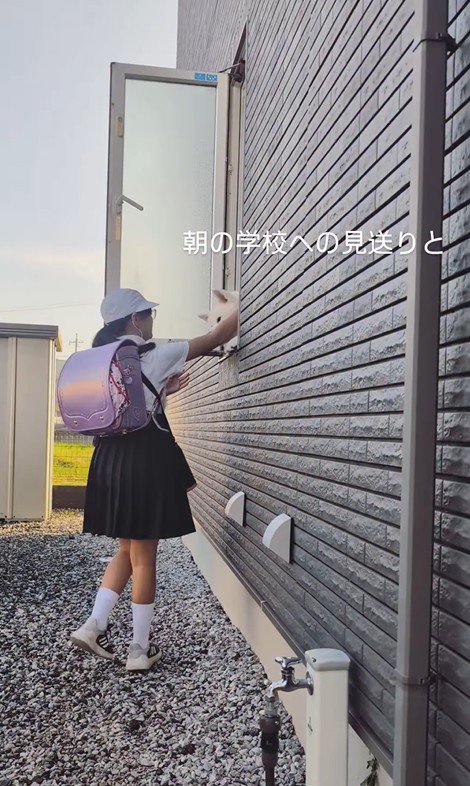 秋田犬のお見送りとお出迎え2