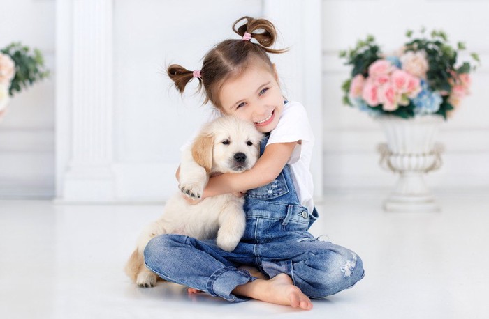 犬と子供