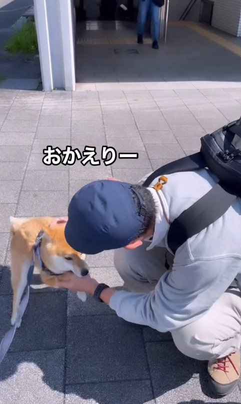 紋次郎くんとお父さんの再会4