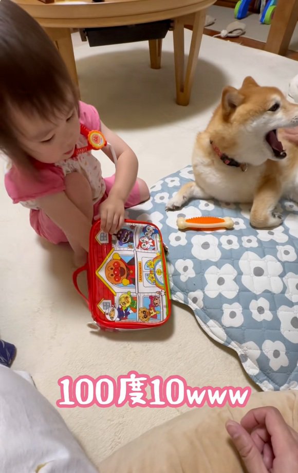 あくびするすずちゃん