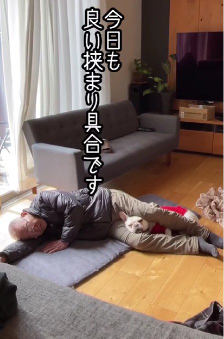 技をかけてるみたい…!?