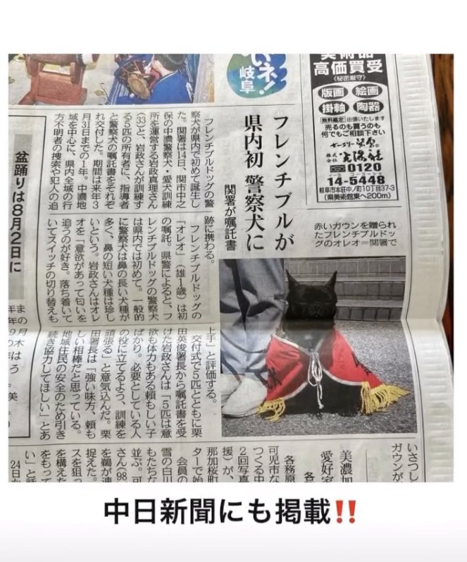 警察犬に就任