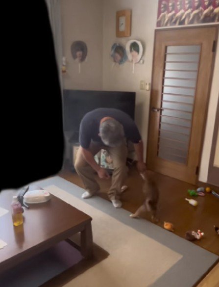 大はしゃぎのうま吉くんに…