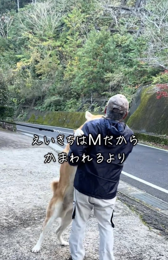 全力で顔をぺろぺろ